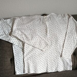 Vintage Eddie Bower Floral Henley Shirts